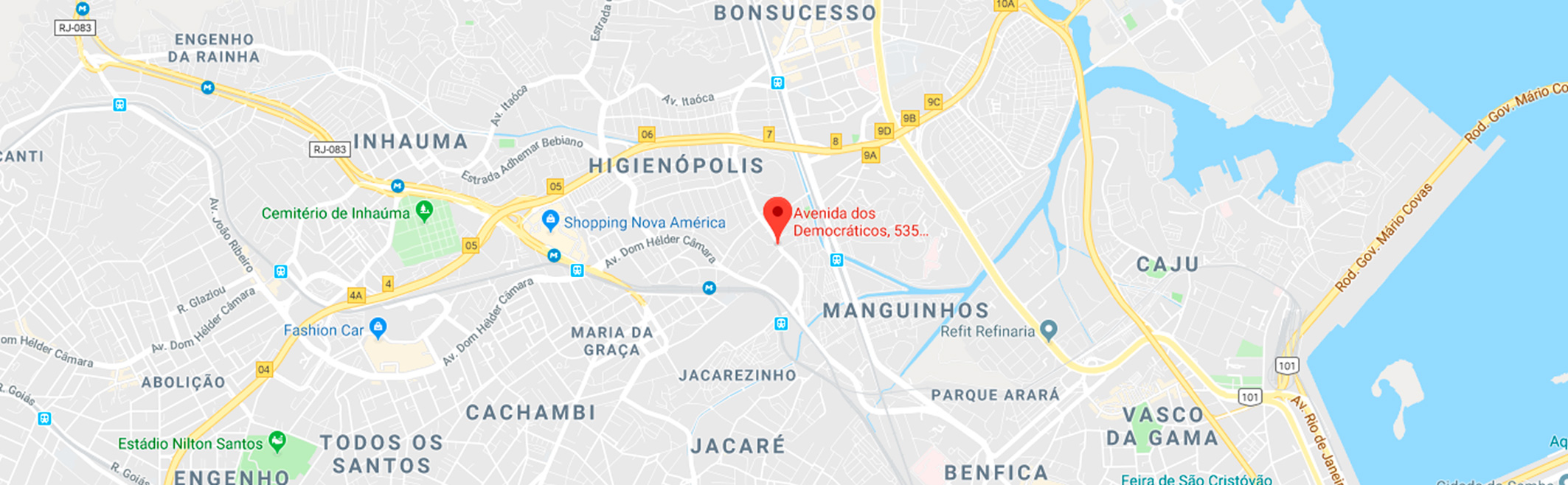 Mapa do Local